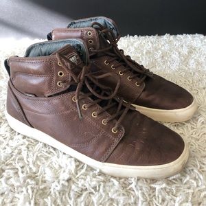Men’s Vans Leather High tops
